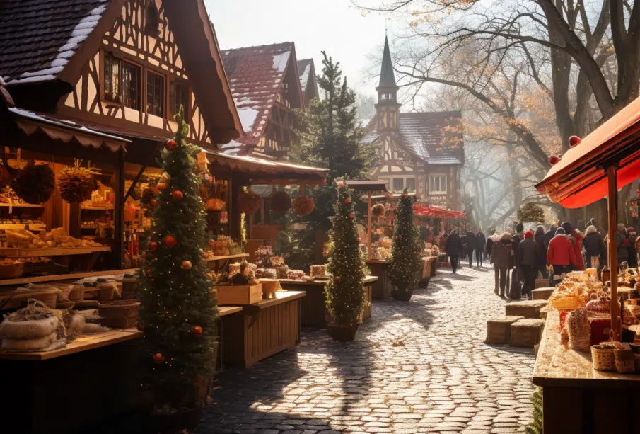 Marché de Noël à Thann découvrez les festivités et artisanat local