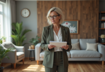 Conditions d’hébergement : Quels critères essentiels à connaître pour le choix ? Femme inspectant un salon moderne et accueillant