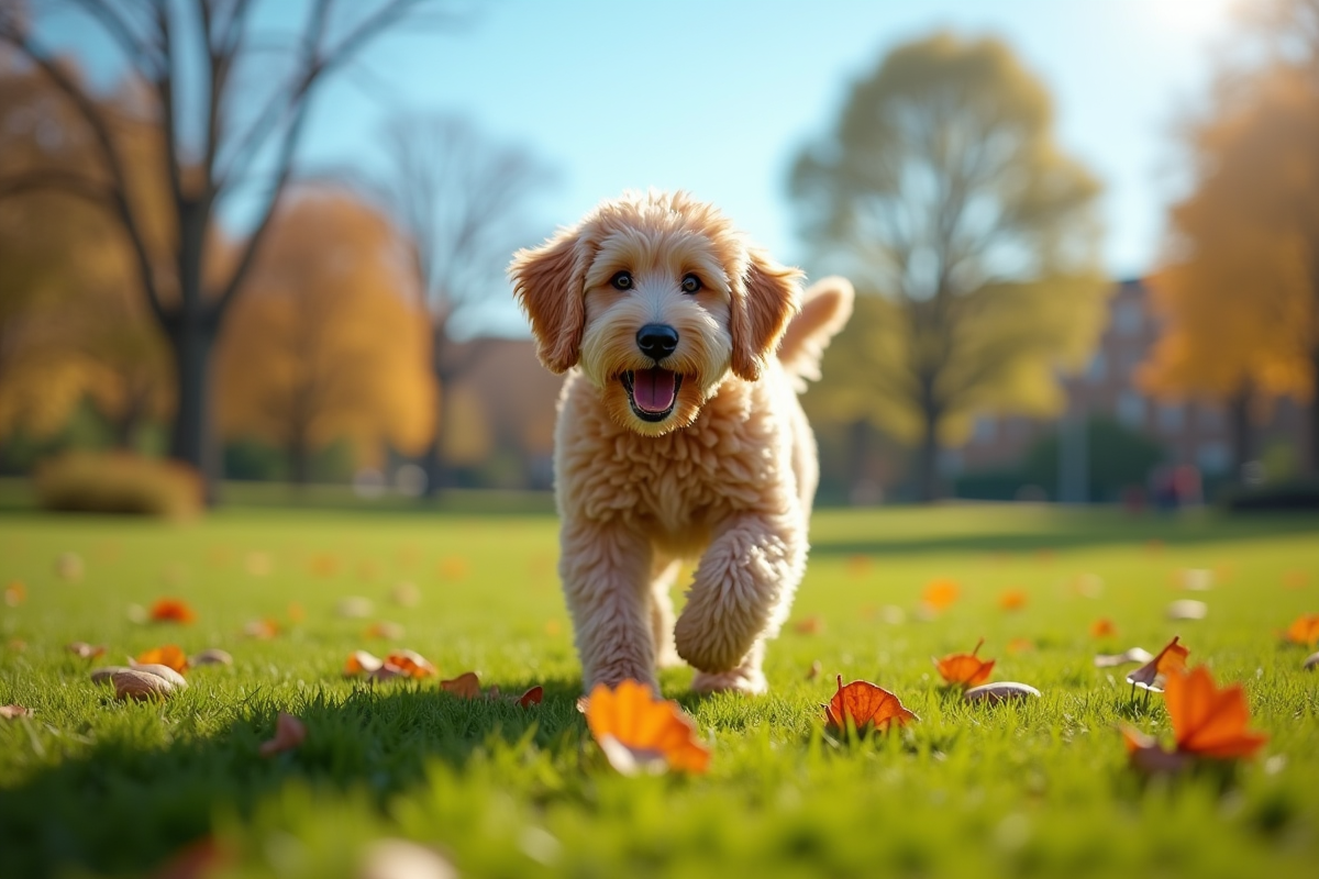 labradoodle chien